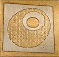 Klimt2_FondoTravChiaro-DecoroOro (30,5x30,5см)