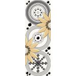 FlowersCroisetteFondoSabbia (30x90см)