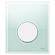 Кнопка смыва Tece Loop Urinal 9 242 651 зеленое стекло, кнопка белая