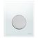 Кнопка смыва Tece Loop Urinal 9 242 659 белое стекло, кнопка хром матовый
