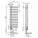 Полотенцесушитель электрический Zehnder Yucca asymmetric YAECR-130-40/RD (DBM) правый