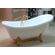 Акриловая ванна Gemy G9030-A фурнитура золото