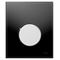 Кнопка смыва Tece Loop Urinal 9 242 656 черное стекло, кнопка хром глянцевый