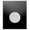 Кнопка смыва Tece Loop Urinal 9 242 655 черное стекло, кнопка хром матовый